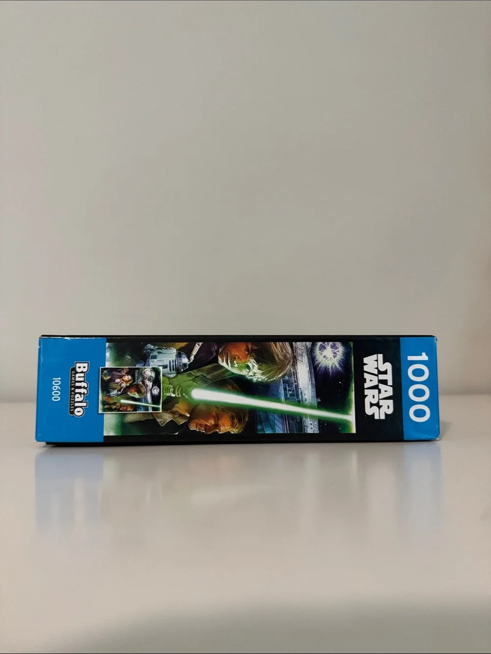 Star Wars Puzzle with Black & Green Retro Character Art